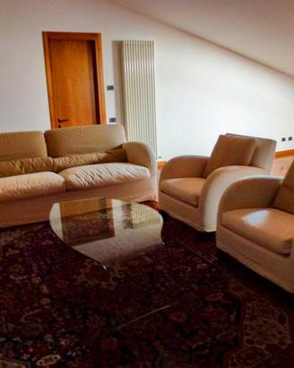 Divano e 2 poltrone sfoderabili e lavabili