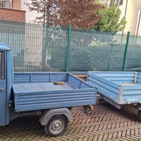 Ape P501 km 56.223 con rimorchio