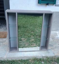 Specchio contenitore per bagno