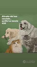 Ritratto dipinto a mano
