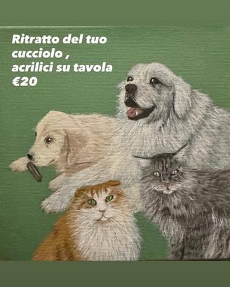 Ritratto dipinto a mano