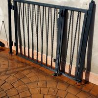 Cancelletto in ferro pieno, zincato e color bronzo