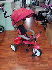 Triciclo/passeggino Con Asta Colibrino -COME NUOVO