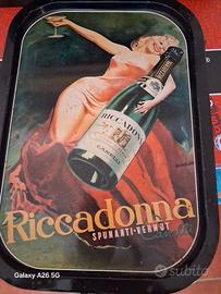 raro vassoio vintage Riccadonna art deco'