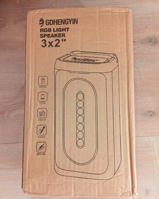Altoparlante professionale+ microfono, 2 Speaker
