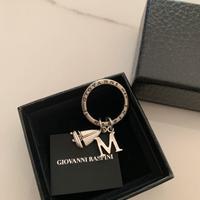 Portachiavi nuovo argento Raspini