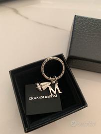 Portachiavi nuovo argento Raspini