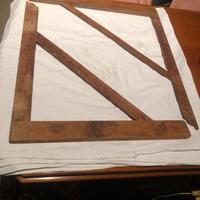 Squadre in legno antiche