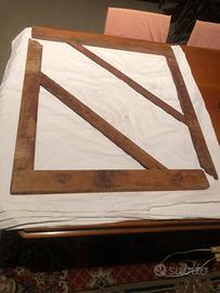 Squadre in legno antiche