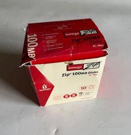 9 Cartucce Iomega Zip 100mb Per Pc/Mac Floppy Disk
