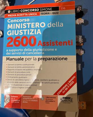 Man. Concorso Ministero Giustizia 2600 Assistenti