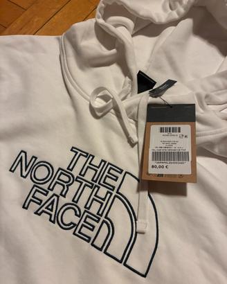 Felpa The north face XL bianca nuova drew peak
