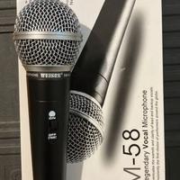 Microfono Dinamico Con Filo Weisre Sm-58 cir