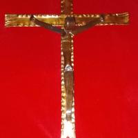Crocifisso in rame e ottone