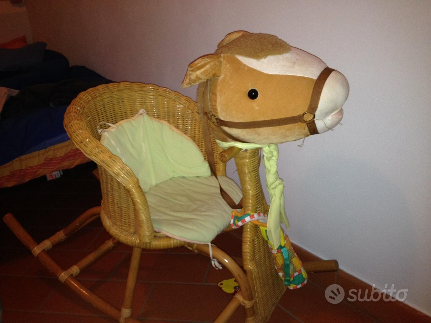 Cavallo a dondolo in bambù - Tutto per i bambini In vendita a Siena
