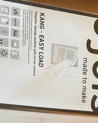 Cartelline magnetiche A4