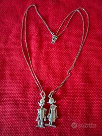 Braccio di ferro+Olivia e catenine ag 925 