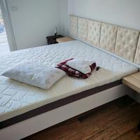 testiera letto matrimoniale piu mensole 