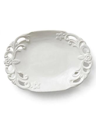 Vassoio Centrotavola Ovale Shabby Chic NUOVO