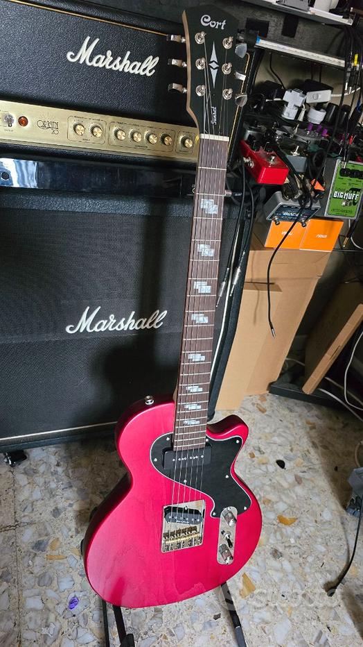 Manico In Pelle Vintage TKL Color Cuoio Per Custodia Chitarra Gibson - NOS Per Restauro - Foto 4