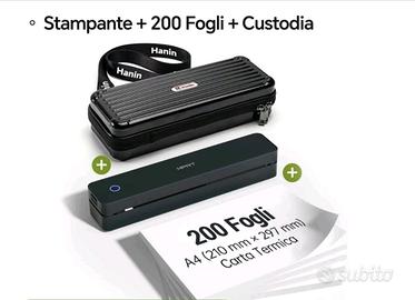 Stampante termica con custodia + 20 Fogli