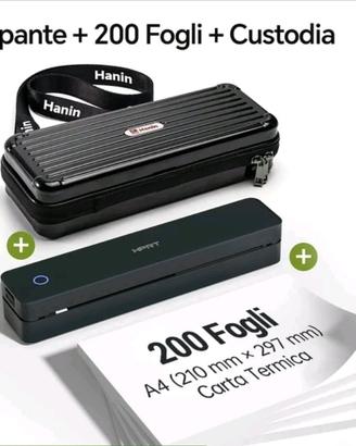 Stampante termica con custodia + 20 Fogli