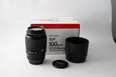 Canon EF 100mm 2.8 Macro USM - Pari al nuovo