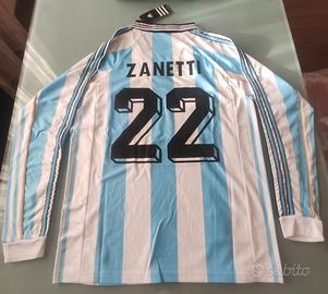 maglia calcio Argentina Zanetti Francia 98 vintage