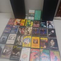32 cassette stereo 7 complete di 3 portacassette