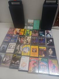 32 cassette stereo 7 complete di 3 portacassette