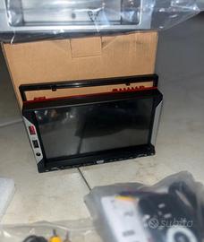 Autoradio+camera retro + porta cellulare