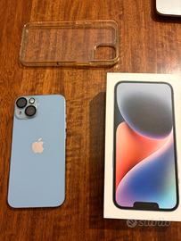 Apple iphone 14 128 gb, blu