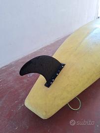 canoa nonoposto rigida gialla 