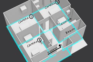 Ampio trilocale con ingresso indipendente