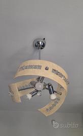 Set lampadario e lampade camera da letto.