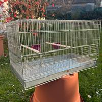 Gabbia per uccelli in acciaio