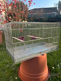 Gabbia per uccelli in acciaio