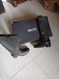stivali in pelle igi e co