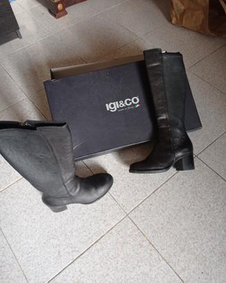 stivali in pelle igi e co