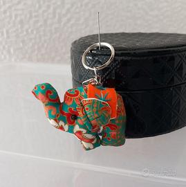 Portachiavi elefante in stoffa