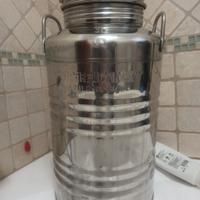 Contenitore per olio in acciaio inox 30 lt