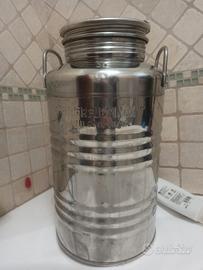 Contenitore per olio in acciaio inox 30 lt