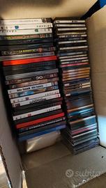 110 cd e dvd vergini+custodie: 23 dvd