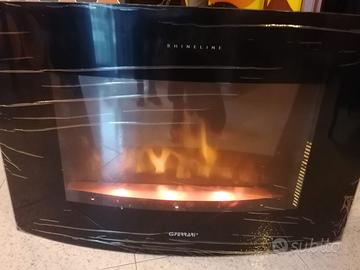 camino elettrico da parete ferrari radiatore stufa