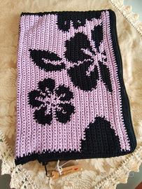 porta tablet all'uncinetto, pochette 