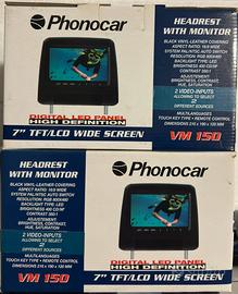Poggiatesta con Monitor ORIGINALI PHONOCAR