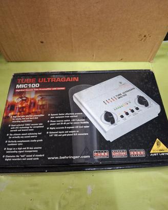 BEHRINGER TUBE ULTRAGAIN MIC100