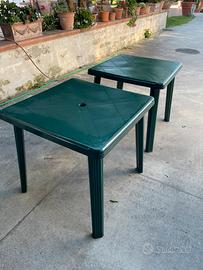 Tavoli in plastica