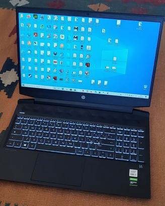 HP notebook Pavilion gaming intel i7