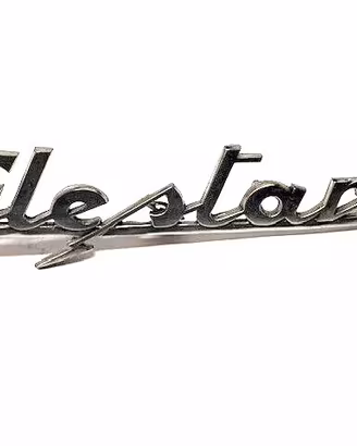 Scritta targhetta Vespa 50 posteriore "Elestart"
